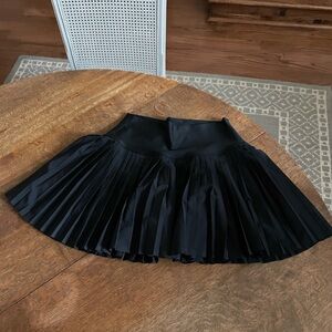 ALO Yoga Black Mini Skater Skirt